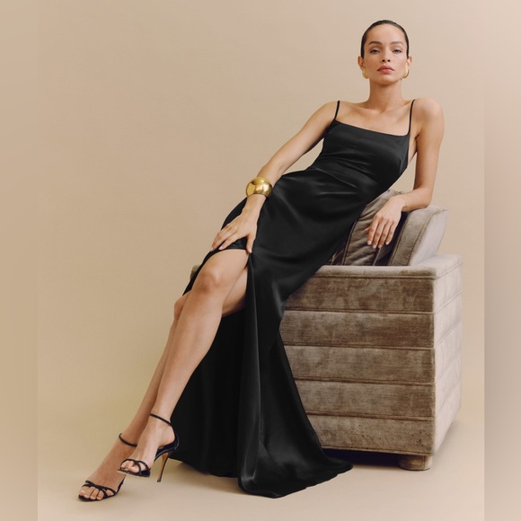 Reformation Selah Silk Dress - Picture 1 of 4